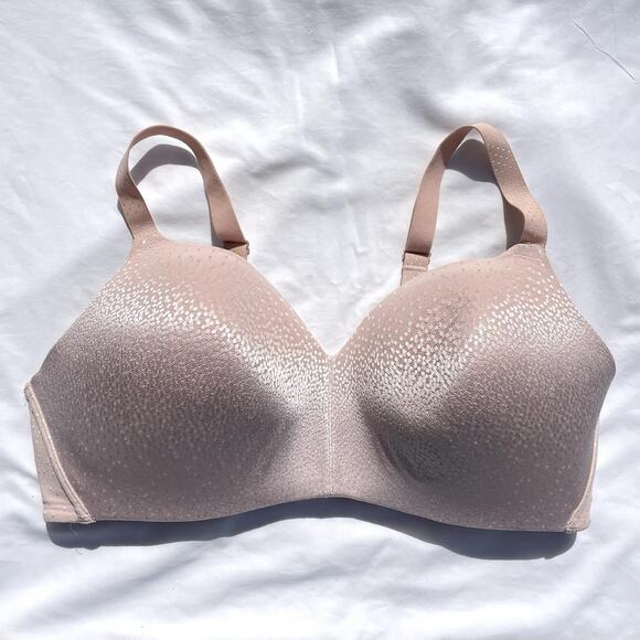 Wacoal Back Appeal Wireless T Shirt Bra 40DD Beige 856303 - Picture 1 of 3